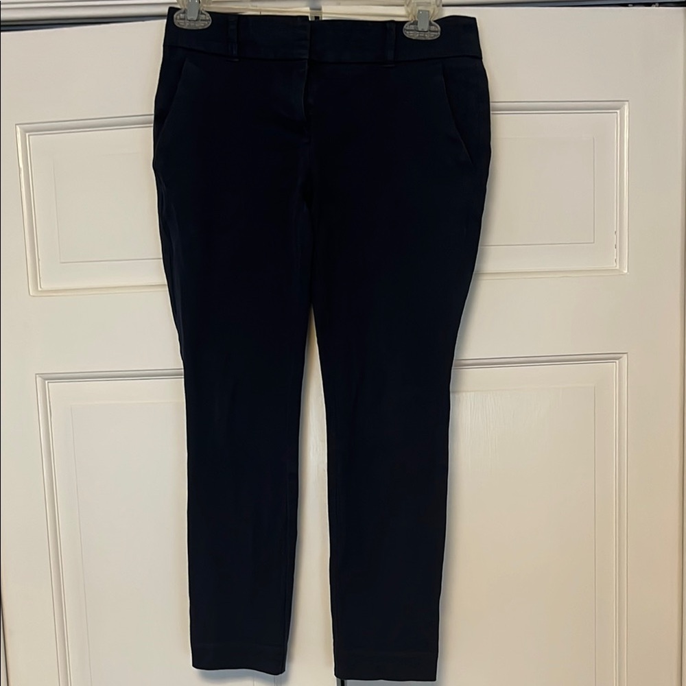 🎈5 for $15🎈Gently worn 0P LOFT navy blue modern skinny ankle pants Pants